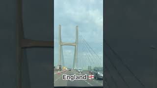 TimeLapse of going over the England 🏴󠁧󠁢󠁥󠁮󠁧󠁿 and Wales 🏴󠁧󠁢󠁷󠁬󠁳󠁿 border bridge [upl. by Marlie369]