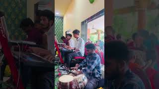 Samastaniki Aadharamaina Yesayya livebgm shanai amp strings rhythm Bennykeys2002 Sandytabala [upl. by Rufus]