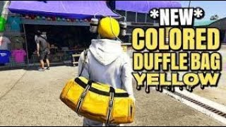 How To Get The Yellow Duffle Bag Glitch In GTA 5 Online After Patch [upl. by Enellij]