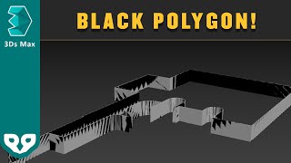 Solved 3Ds MAX Black Polygon fix [upl. by Nicoli380]