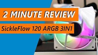 RGB in bulk Cooler Master SickleFlow 120 ARGB 3IN1 Computer Case Fans Review [upl. by Schertz]