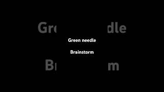 Brainstorm or green needle opticalillusion [upl. by Gall]