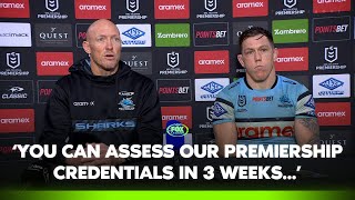 Fitzgibbon pleased with consistence of team  Cronulla Sharks Press Conference  Fox League [upl. by Wane]