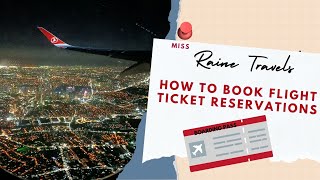 How to book a verifiable flight ticket for Visa Applications [upl. by Emerson799]