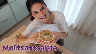 Melitzanosalata o crema di melanzane greca [upl. by Ahsienet321]