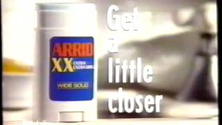 1993 Arrid XX Extra Dry Deodorant TV Commercial [upl. by Anastasie115]