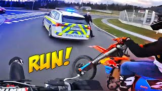 BIKERS VS COPS  Best Motorcycle Police Chases 2024 [upl. by Goda]