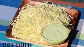 GET RAWFideos con Salsa de Aguacate para Reemplazar la Cena [upl. by Eissehc44]