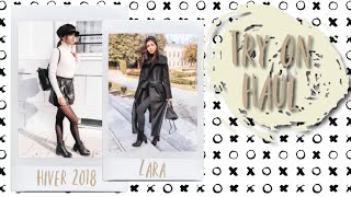 TRYON HAUL ZARA HIVER 2018 Lisa Ngo [upl. by Eidolem518]