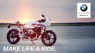 2014 BMW R nineT First Ride  MotoUSA [upl. by Assirehc]