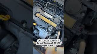 2017 CHEVY SONIC 14  p0171  p0106  p1101 codes CHECK THE PCV VALVE [upl. by Redep185]