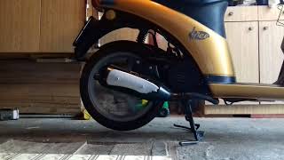 Piaggio free  Giannelli Go Silencer [upl. by Baer]