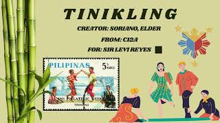 1 MINUTE VIDEO OF BASIC STEPS OF TINIKLING [upl. by Ocsicnarf]