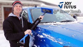 The Ultimate Winter Tool JOYTUTUS 47 Ice Scraper and Snow Broom Review [upl. by Anaibaf]