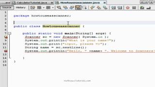 How to use a Scanner in Netbeans  Java tutorial [upl. by Nada]