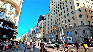 Madrid 4K CALLE de la MONTERA [upl. by Notlrac]