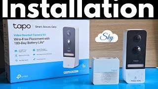 Easy TP Link Tapo Doorbell Camera Installation Guide [upl. by Edbert]