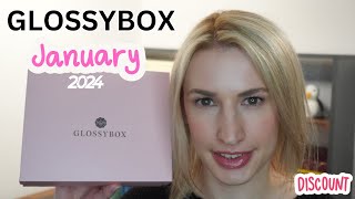 GLOSSYBOX JANUARY 2024 UNBOXING [upl. by Jacquette]