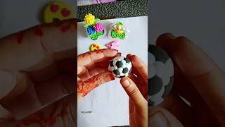 Clay Make Football ⚽⚽  ytshorts diy claycraft football clay [upl. by Uehttam507]