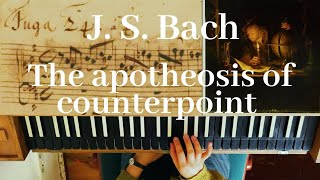 BACH manuscripts played on CLAVICHORD welltempered clavier I Fugue No 24 in B minor BWV 869 [upl. by Kloster379]