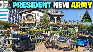 MICHAEL THE PRESIDENT HELPING POOR PEOPLE AND NEW ARMY  GTA V GAMEPLAY 154  TECHNO GAMERZ GTA 5 [upl. by Noside640]