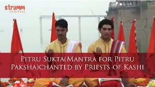 Pitru Sukta Mantra for Pitru Paksha chanted by Priests of Kashi [upl. by Siriso799]