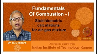 Lecture 09 Stoichiometric calculations for air gas mixture [upl. by O'Conner]