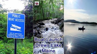 Maine Boat Launch Drews Lake [upl. by Eetsud]