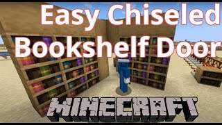 Easy Chiseled Bookshelf Door [upl. by Tilla]