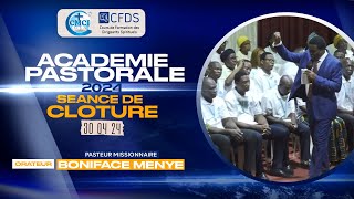 ACADEMIE PASTORALE 2024  EXHORTATION ET BENEDICTION DE FIN [upl. by Assanav375]