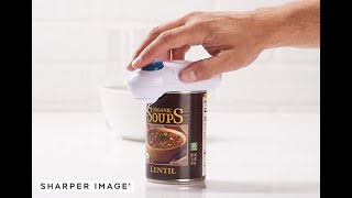 One Touch Can Opener by Sharper Image [upl. by Atelra323]