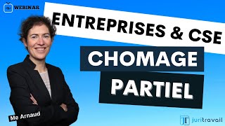 Entreprises amp CSE  le chômage partiel en temps de crise sanitaire [upl. by Quirita405]