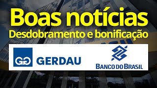 GOAU4 COMUNICA BONIFICAÇÃO DE GGBR4 COMO CALCULAR O PREÇO MÉDIO DO DESDOBRAMENTO BBAS3 e FIAGROS [upl. by Kinnie]