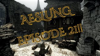 Aeslung Episode 21  Warehouse and Shops  Minecraft Conquest Reforged [upl. by Pallas74]