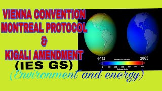 VIENNA CONVENTION MONTREAL PROTOCOL KIGALI AMENDMENT IES GS  ENVIRONMENT amp ENERGY [upl. by Cordi561]