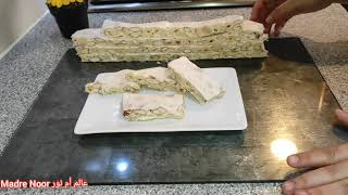 النوݣا البيضاء باللوز والبندق  نوكا رائعة جدا وناجحة 💯 NOUGAT BLANC TURRÓN BLANCO ALMENDRAS CASERO [upl. by Adnimra303]