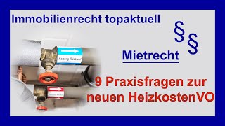 Neue Heizkostenverordnung  9 Praxishinweise  Tutorial [upl. by Ellie891]