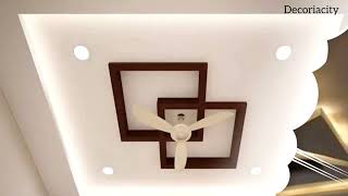 false ceiling design for living room with one fantv lounge ceiling design 2024ceiling design [upl. by Chessa]