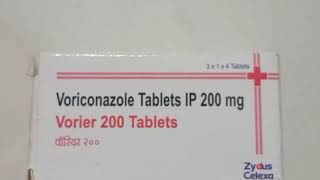 Voriconazole tablet ip 200mg  vorier 200 [upl. by Anhej609]