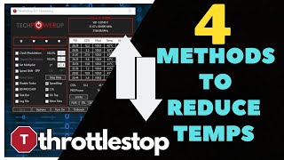 Throttlestop Explained  4 Methods to reduce temperatures gtx1650 throttlestop [upl. by Lasorella]