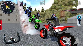 Impossible Bike Stunts Driving  Dirt Bikes Racing Simulator 2024  Android  IOS gameplay FHD [upl. by Ardnuahsal738]