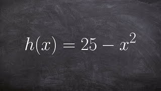 Find the vertex and x intercept of a quadratic [upl. by Mandel]