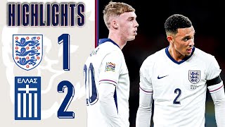 England 12 Greece  Three Lions Defeated At Wembley  UEFA Nations League Highlights [upl. by Eimak]