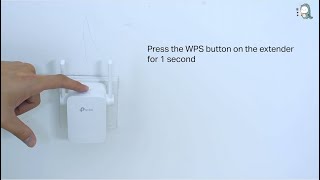 How to Set up the TPLink Range Extender RE105 via the WPS Button [upl. by Piselli]