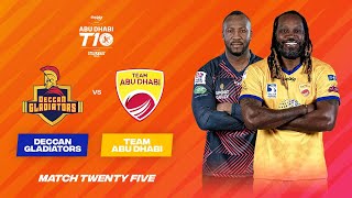 Mach 25 HIGHLIGHTS  Deccan Gladiators vs Team Abu Dhabi  Day 11  Abu Dhabi T10 Season 5 [upl. by Brynne91]