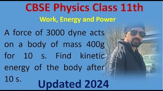 Class 11th Physics  Work Energy and Power  NCERT PHYSICS  Numerical [upl. by Garnes]