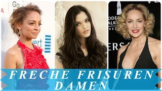 Freche frisuren damen 2018 [upl. by Aratehs]