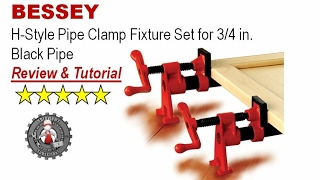 Bessey 34quot pipe clamp review and tutorial BPCH34 [upl. by Sabas371]