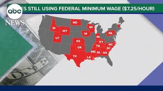 Minimum wage to increase in 22 states for new year [upl. by Lawrenson797]