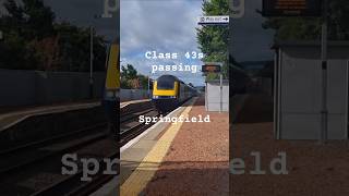 ScotRail Class 43 136026 passing Springfield shorts train uktrainspotting spt scotland rail [upl. by Chaffee179]